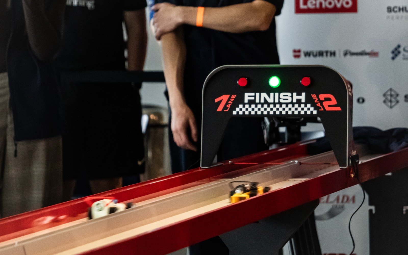 The finish line.