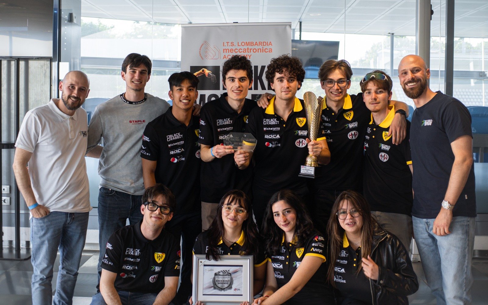 Team and supporters.